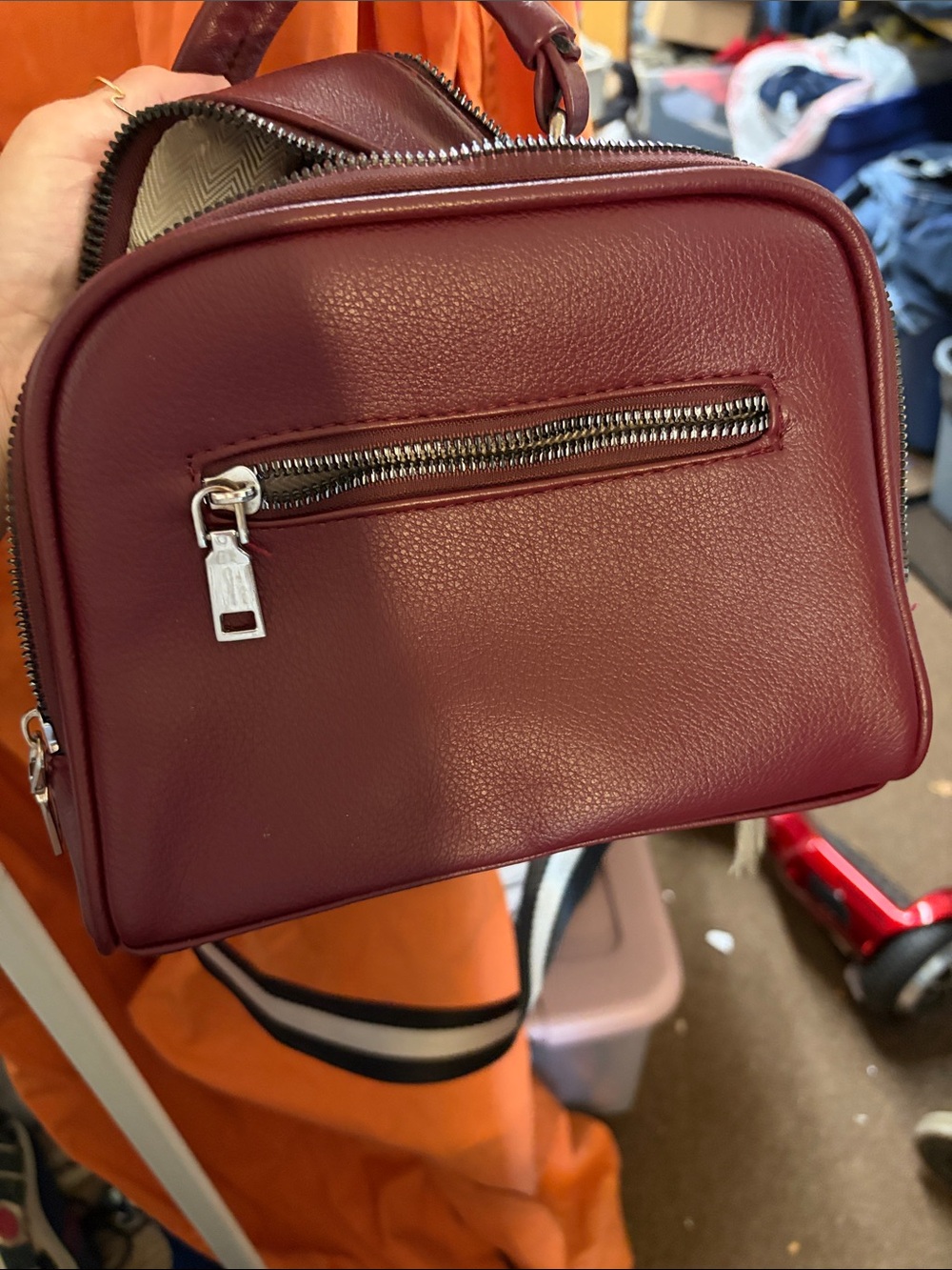 Inspired Bag in Burgundy - Picture 4 of 8